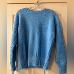 Cozy Blue Women's Eyelash Sweater